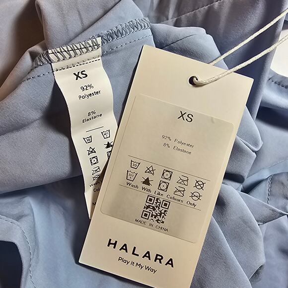 Halara Womans XS Breezeful Racer Back with Cutout Side Pocket Mini Dress NEW - Picture 7 of 8